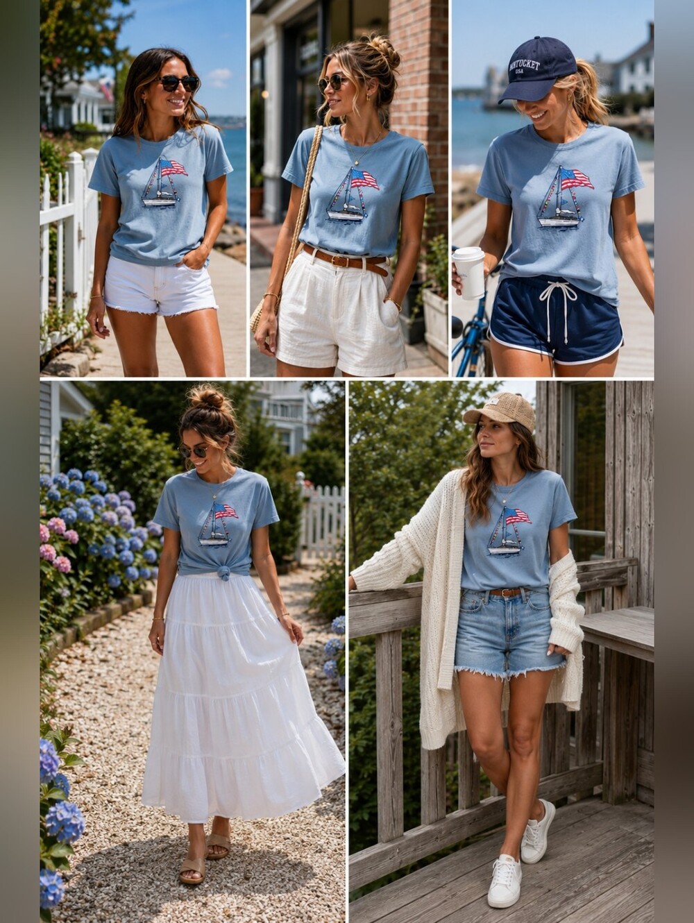 Life Is Good Sailboat Crusher-Lite Tee